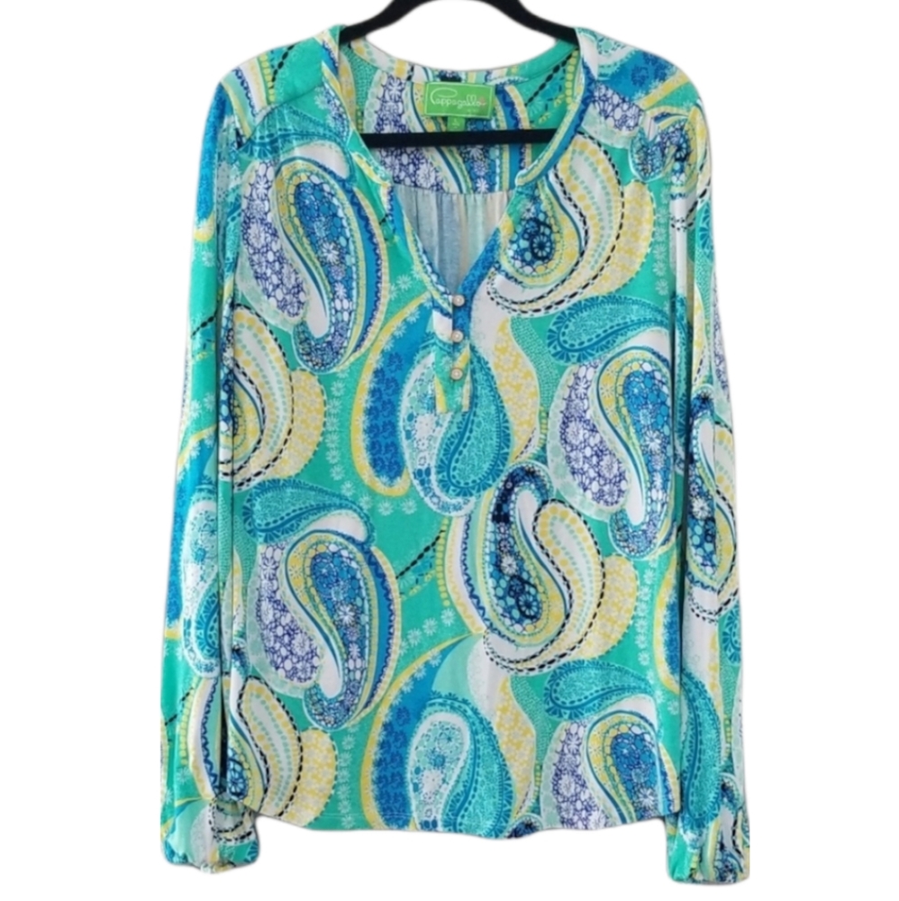 Pappagallo Paisley Top
